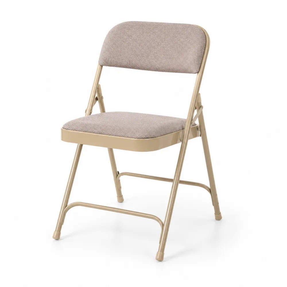 Klappstuhl Beige Stoff Stahl
